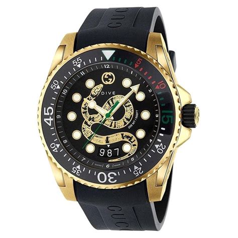 gucci dive watch snake.